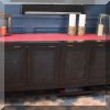 F14. Crate & Barrel “Blake” console 32”h x 68”w x 20”d 